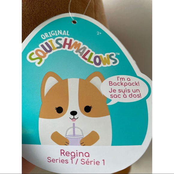 Regina the Corgi Backpack - 12”IN Squishmallow - Picture 6 of 6